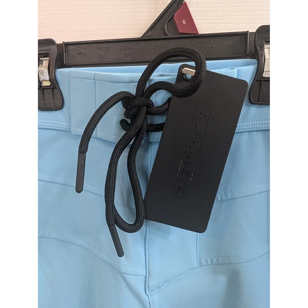 Alphalete Board Shorts Mens Blue Competition Physique Swim Trunks NWT‎ - Size 29